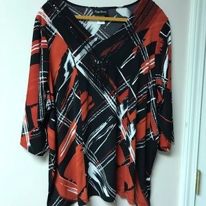 Maggie Barns top 3/4 sleeves